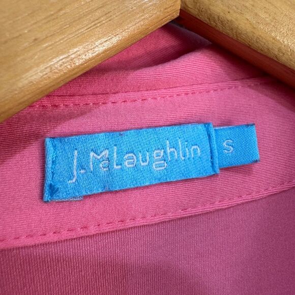 Pink J. McLaughlin Brynn Pockets Top Size S EUC - Picture 7 of 7